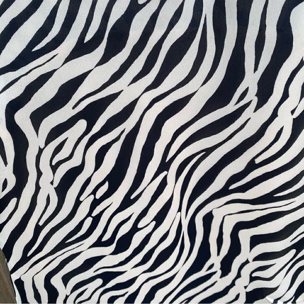 David Warren New York Zebra Print Sheath Dress Size 6 Vintage - Picture 2 of 5